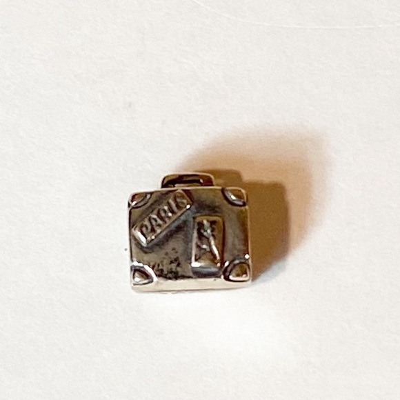 Paris Silver Tone Charm - Picture 1 of 3